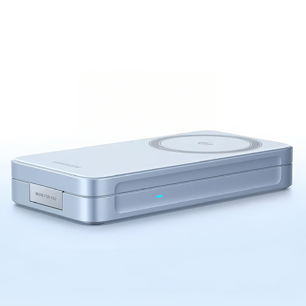 Беспроводная зарядная панель Ugreen W756 MagFlow 25W Magnetic Qi2.2 Wireless 2-in-1 Charger Silver - рис.5