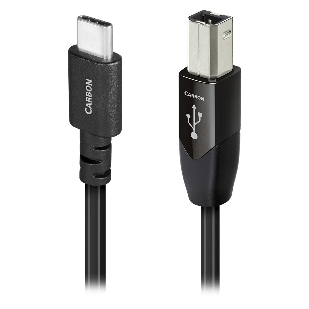 Кабель AudioQuest Carbon USB-C - USB-B 0.75m - фото 1