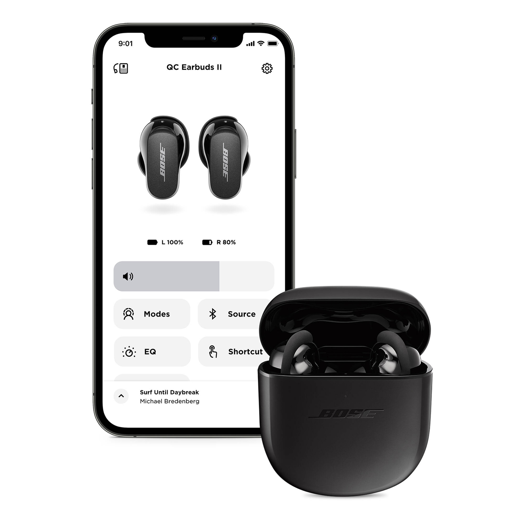 Беспроводные наушники Bose QuietComfort Earbuds II Black - фото 10