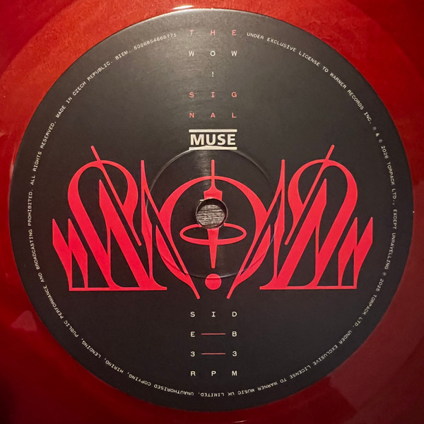 Виниловая пластинка Muse - The Wow! Signal (Translucent Red & Grey Galaxy) LP - рис.8