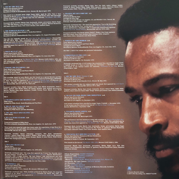 Виниловая пластинка Marvin Gaye - You're The Man - рис.2