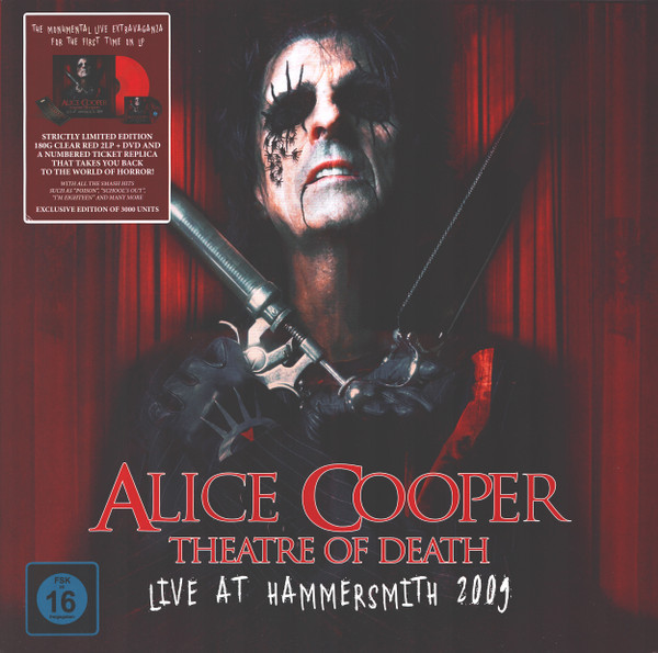 Пластинка Alice Cooper – Theatre Of Death - Live At Hammersmith 2009 (Coloured Red) 2LP