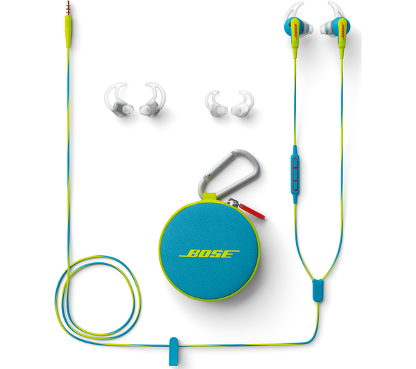 Наушники Bose SoundSport in-ear for Apple Neon Blue - рис.5
