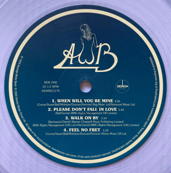 Виниловая пластинка Average White Band – Feel No Fret (Coloured Clear) LP - рис.2
