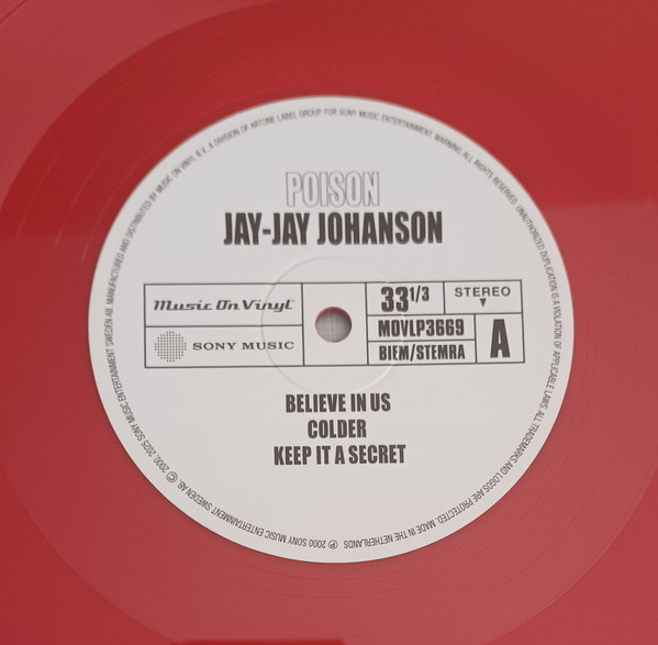 Виниловая пластинка Jay-Jay Johanson – Poison - Red - 2LP - рис.2