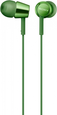 Наушники внутриканальные Sony MDR-EX155AP Green - рис.2