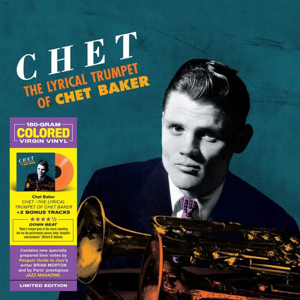 Виниловая пластинка Chet Baker – The Lyrical Trumpet Of Chet Baker LP - рис.0