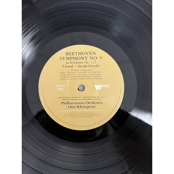 Виниловая пластинка Beethoven, Otto Klemperer: Symphony No.9 Choral LP - рис.5