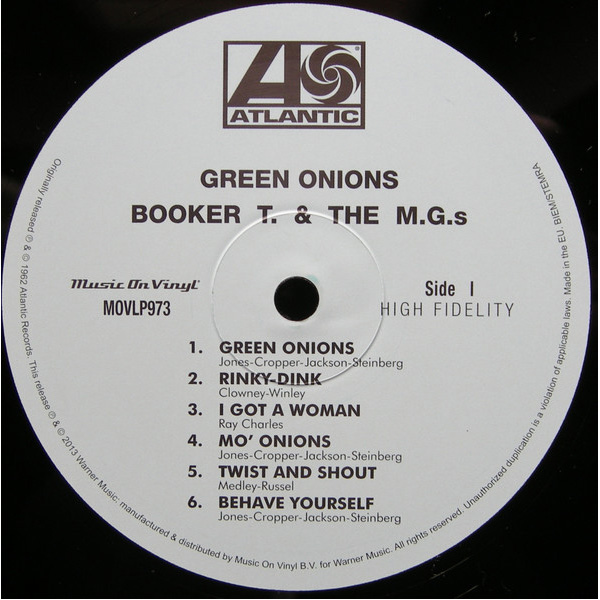Виниловая пластинка Booker T & MGS - Green Onions LP - рис.2