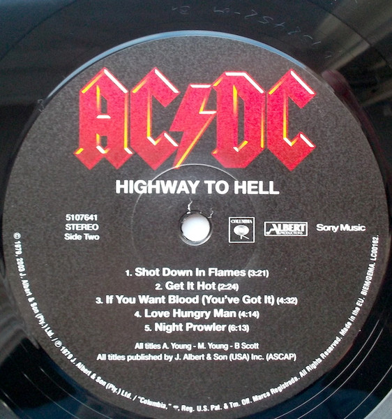 Виниловая пластинка AC/DC – Highway To Hell LP - рис.5