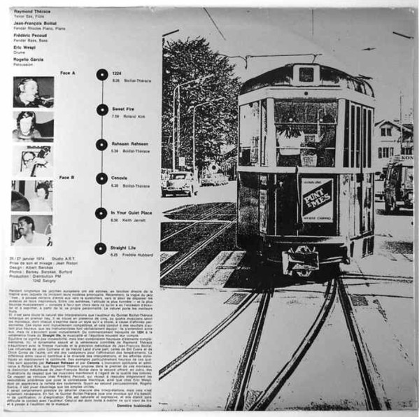 Виниловая пластинка Boillat Therace Quintet – Boillat Therace Quintet - 1974 - LP - рис.1