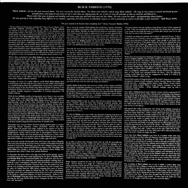 Виниловая пластинка Black Sabbath - Black Sabbath (180G) LP - рис.6