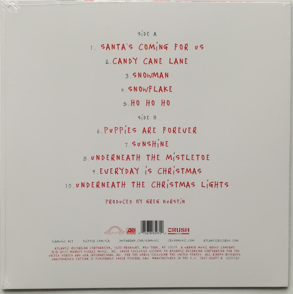 Виниловая пластинка Sia - Everyday Is Christmas - рис.3