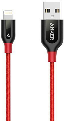 Кабель Anker PowerLine+ USB to Lightning 0.9m Red - рис.0