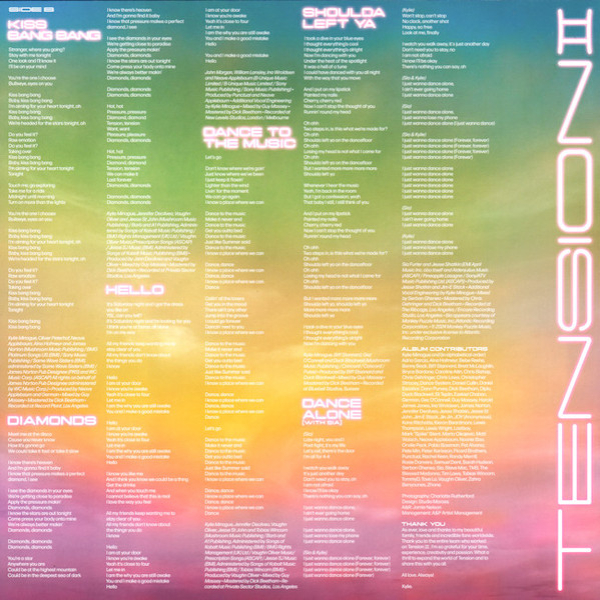 Виниловая пластинка Kylie Minogue - Tension II (Yellow) LP - рис.9