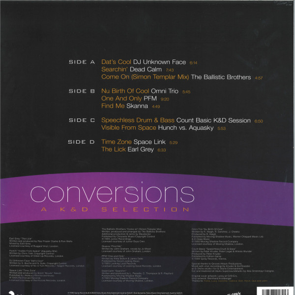 Виниловая пластинка Kruder & Dorfmeister - Conversions - A K&D Selection - 2LP - рис.1