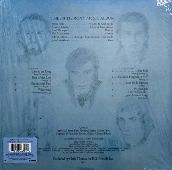 Виниловая пластинка Roxy Music – Siren (Half Speed) LP - рис.1