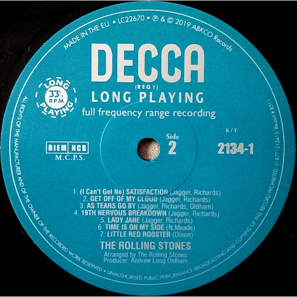 Виниловая пластинка The Rolling Stones – Big Hits LP - рис.6
