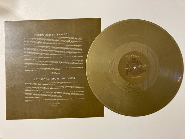 Виниловая пластинка Old Gods Of Asgard – Rebirth - Greatest Hits - Coloured Gold 2LP - рис.1