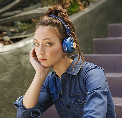 Беспроводные наушники House of Marley Positive Vibration 2 Wireless Blue - рис.5
