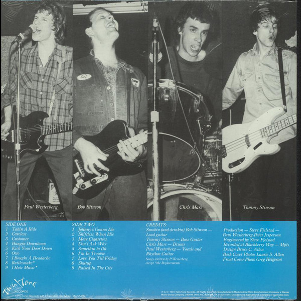 Виниловая пластинка The Replacements - Sorry Ma, Forgot To Take Out The Trash - рис.1