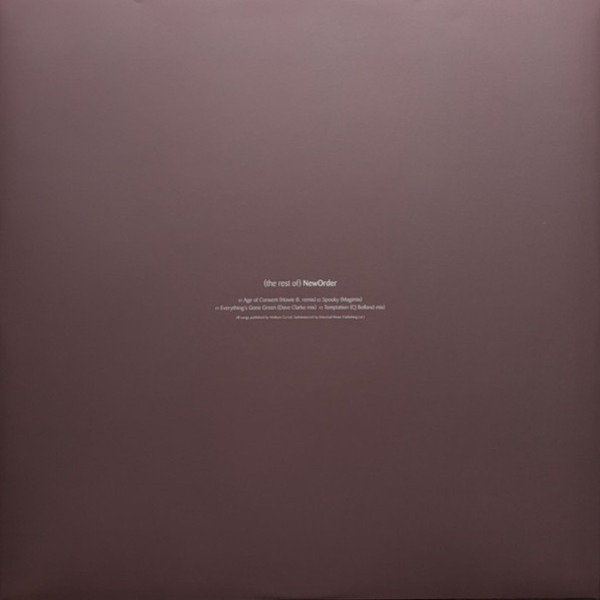 Виниловая пластинка New Order - (The Rest Of) NewOrder (Pink) - 3LP - рис.14