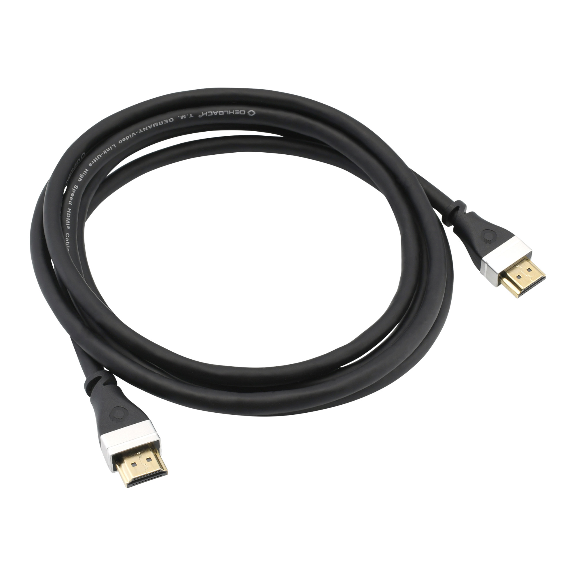 Кабель Oehlbach EXCELLENCE Video Link HDMI 2.1 Cable Black 1.5m - фото 1