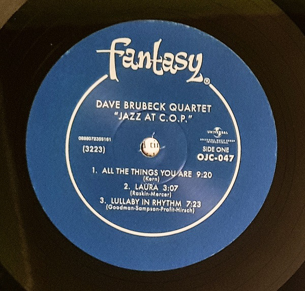 Виниловая пластинка Dave Brubeck Quartet; Paul Desmond - Jazz At The College Of The Pacific - рис.3