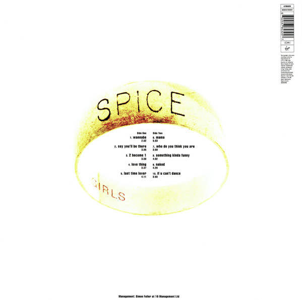 Виниловая пластинка Spice Girls - Spice - рис.1