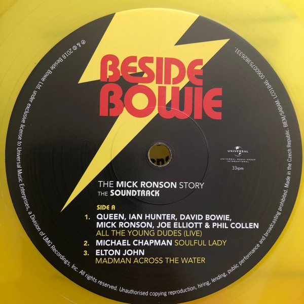 Виниловая пластинка Beside Bowie - The Mick Ronson Story 2LP Yellow - рис.3