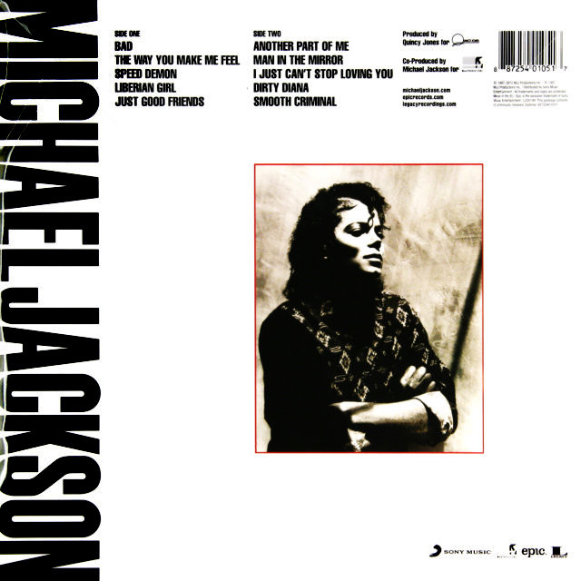 Виниловая пластинка Michael Jackson – Bad LP - рис.1