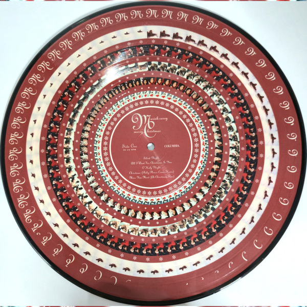 Виниловая пластинка Mariah Carey – Merry Christmas (zoetrope picture) LP - рис.3