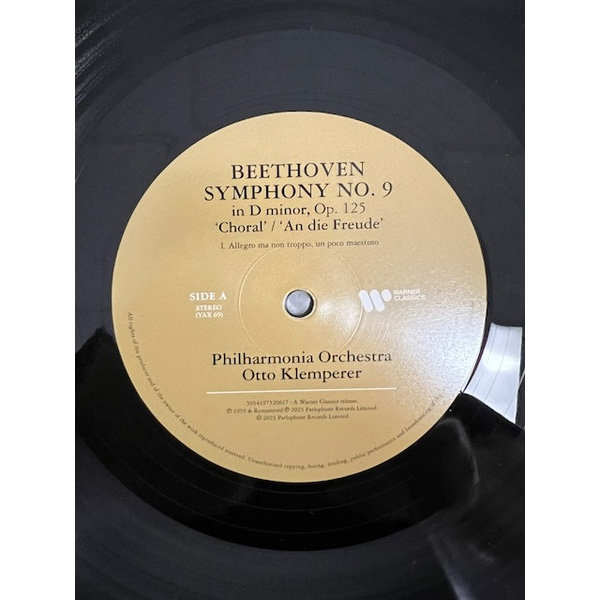 Виниловая пластинка Beethoven, Otto Klemperer: Symphony No.9 Choral LP - рис.2