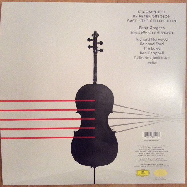 Виниловая пластинка Peter Gregson; Bach - Recomposed By Peter Gregson: Bach - The Cello Suites - рис.3