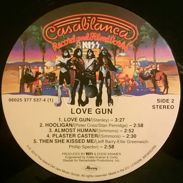 Виниловая пластинка Kiss - Love Gun - рис.3