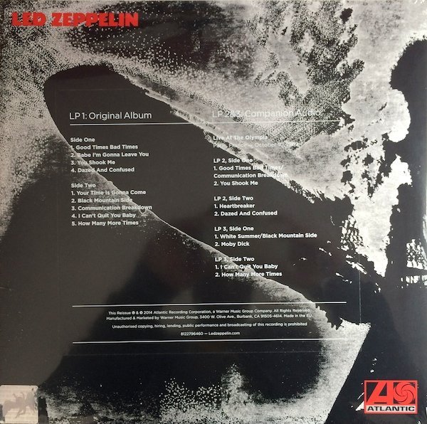 Виниловая пластинка LED ZEPPELIN LED ZEPPELIN I (3LP) - рис.1