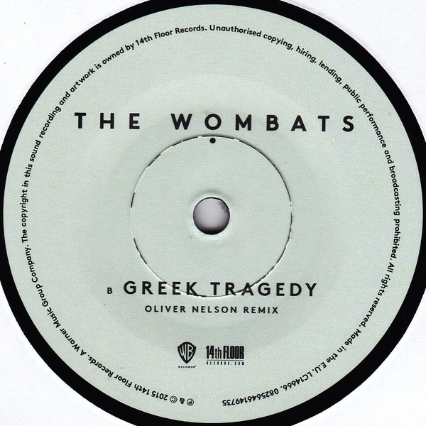 Виниловая пластинка The Wombats - Greek Tragedy - рис.3