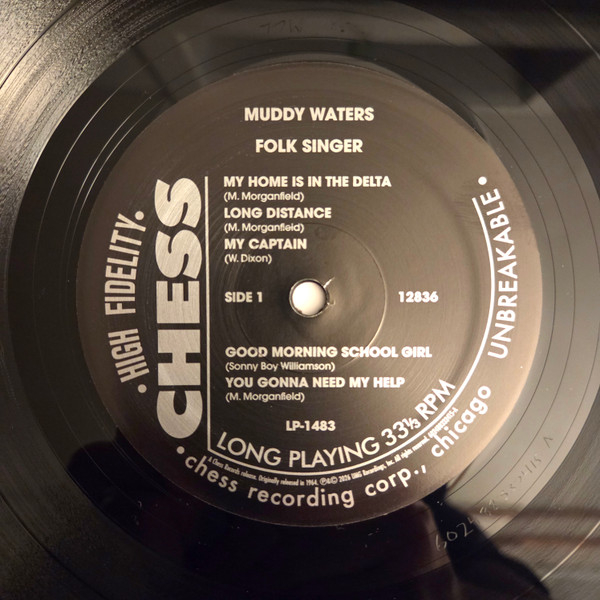 Виниловая пластинка Muddy Waters - Folk Singer LP - рис.4