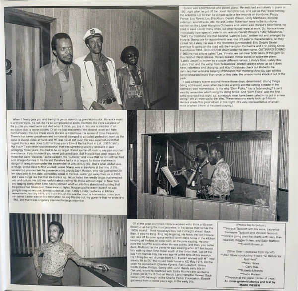 Виниловая пластинка Horace Tapscott Sextet - Dial 'B' For Barbra - (Analogue) LP - рис.1