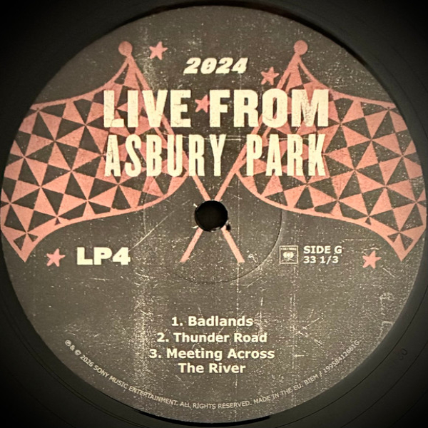 Бокс-сет Springsteen & E Street Band – Live From Asbury Park - 2024 (Box-set) - 5LP - рис.16