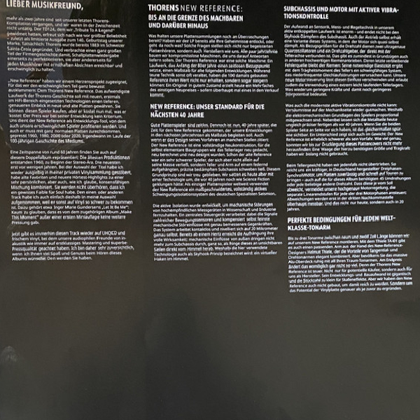 Виниловая пластинка Various - Thorens - New Reference Collection - 2LP - рис.2