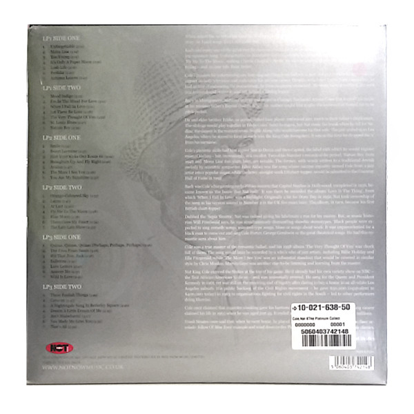 Виниловая пластинка Nat King Cole - The Platinum Collection LP - рис.1