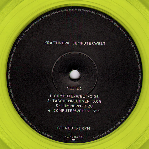 Виниловая пластинка Kraftwerk – Computerwelt LP - рис.1