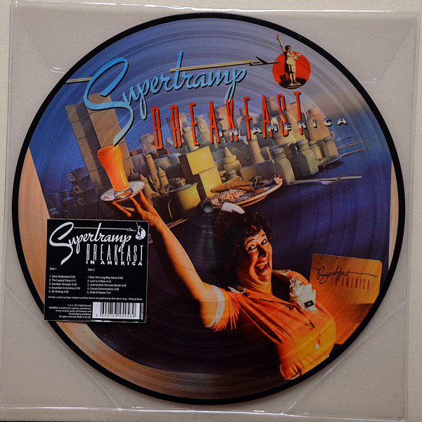 Песня breakfast in america. Supertramp Breakfast in America 1979. Виниловая пластинка Supertramp - Breakfast in America (picture). Supertramp дискография. Виниловый диск.