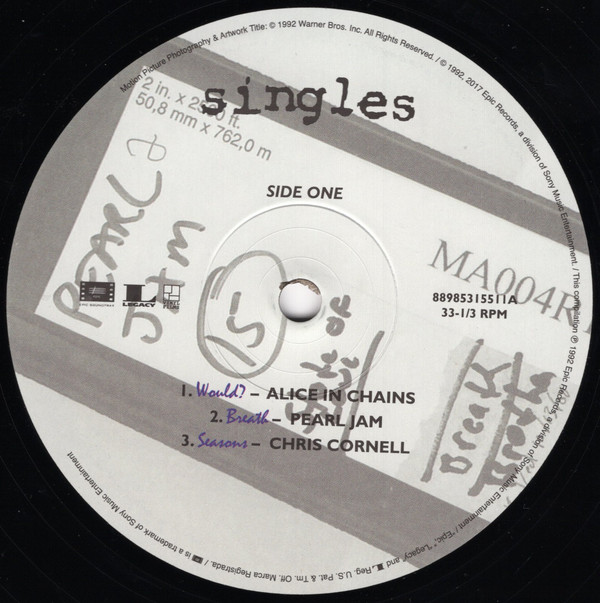 Виниловая пластинка OST SINGLES LP - рис.2