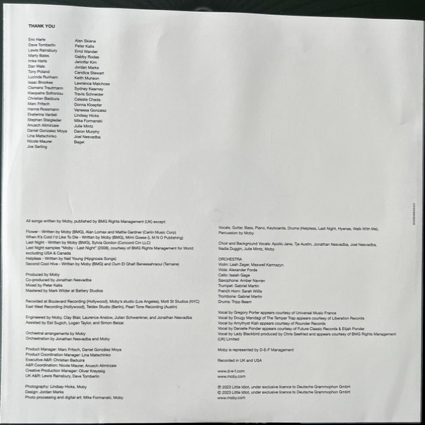 Виниловая пластинка Moby - Resound NYC (coloured) - 2LP - рис.7