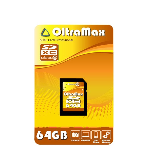 Карта памяти OltraMax SDHC Class 10, 64GB - рис.0