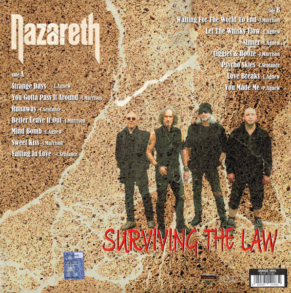 Виниловая пластинка Nazareth – Surviving The Law - Orange - LP - рис.1