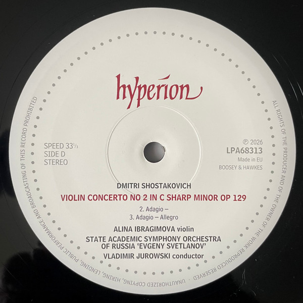 Виниловая пластинка Alina Ibragimova, Shostakovich: Violin Concertos - 2LP - рис.7