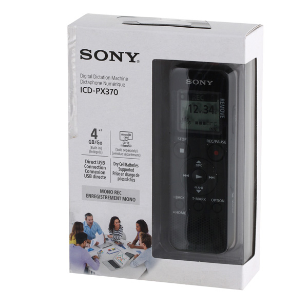 Диктофон Sony ICD-PX370 Black - рис.7